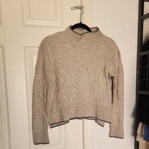 Kuhl Marino Wool Cream Cowl Neck Sweater Medium